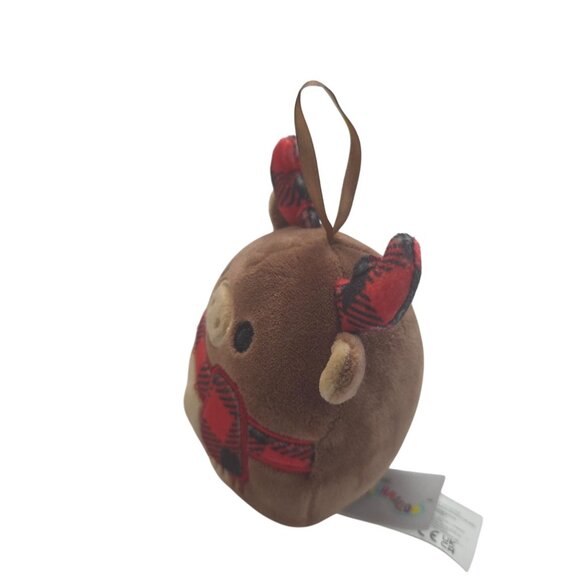 Squishmallows Alfred the Moose Christmas Squad Plush Stuffed Animal Ornament 3" - Picture 4 of 7